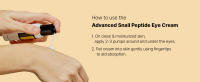 clean moisturized skin apply around under eyes pat cream gently follow up with moisturizer