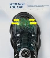 Zapatos de Seguridad para Hombres Punta de Acero, Comodidad de Cojín de Aire, a Prueba de Agujeros - details 4