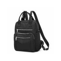 Mochila De Viaje Informal Para Mujer, Bolso De Hombro Oxford Impermeable, Bolso De Mano De Gran Capacidad, Monedero Negro, - details 2