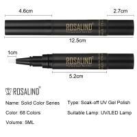 ROSALIND-Bolígrafo de esmalte de uñas de Gel, serie de colores sólidos de 68 colores, 5ml, estilo de moda, pluma de esmalte de uñas de Gel de larga duración, lámpara UV para arte de uñas - details 7