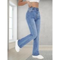 Pantalones vaqueros de cintura alta para mujer, pantalones delgados sueltos, nueva moda - details 2