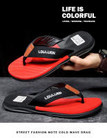 Zapatillas de los hombres de la nueva tendencia casual playa pellizcar sandalias antideslizante fondo suave resistente al desgaste de los hombres de verano chanclas - details 3