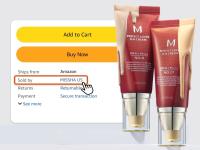 Missha Perfect Cover BB Cream, SPF 42, High Coverage, Hydrating, Skincare, Makeup, UV Protection