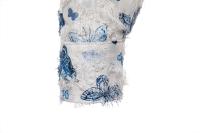 Camisa à manches longues imprimée papillon pour hommes, nuevo diseño de modo, lujo, chemises à pampilles 3D, fête décontractée, chemises de boîte de nuit, scène, printemps - details 18