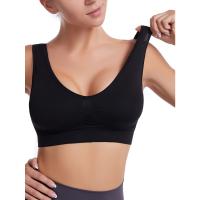 Sujetador deportivo con almohadillas incorporadas, transpirable, alta elasticidad, sin aros, perfecto para yoga, fitness, correr - details 36