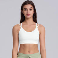 Sujetador de yoga para mujer, ropa de pilates a prueba de golpes de alta intensidad, con correas cruzadas absorbentes de golpes para gimnasio - details 1