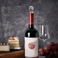 Tapón de Botella de Vino Reutilizable en Forma de Corazón y Bola de NewHeart Tapa de Botella de Vacío Sellada para Amantes de el Vino y Champán - details 0
