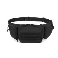 Riñonera de gran capacidad para exteriores, bolsa de pecho de nailon de alta densidad, impermeable, para escalada, multifuncional, Molle, bolsa colgante para cintura de viaje - details 5