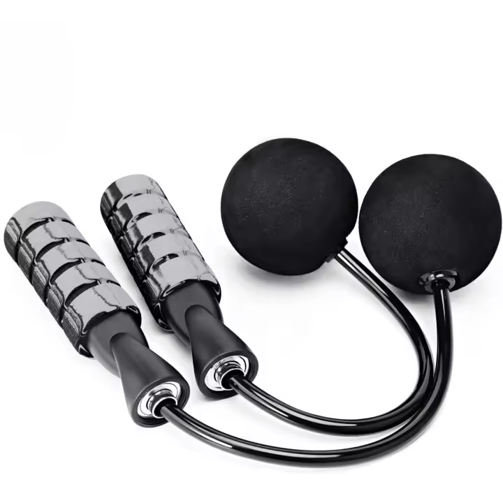 Entersports Cuerda de Saltar Pesada Ajustable para Fitness con Saltos sin Cable para Hombres, Mujeres, Niños - 1