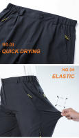 CHRLCK-Pantalones impermeables de secado rápido para hombre, ropa deportiva antiarañazos para acampada, senderismo, escalada, pesca, Verano - details 3