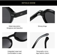Gafas de Sol Retro con Remaches para Mujeres Lentes Polarizadas UV400 Estilo Punk para Primavera/Verano Deportes y Moda - details 15