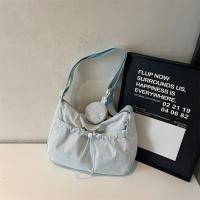 Bolso de hombro con cordón informal coreano, bolso cruzado plisado ligero de gran capacidad, bolso de viaje con cremallera de diseñador minimalista - details 18