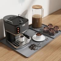 Alfombrilla para máquina de café 2 en 1 fácil de limpiar, almohadilla de drenaje de silicona impermeable, almohadilla aislante antideslizante para encimera, hogar - details 8