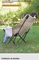 Silla reclinable jardin plegable portatil camping multifunción al aire libre - details 10