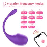 Vibrador Inalámbrico para Mujeres Control Remoto Aplicación Bluetooth Huevo Vibrante para Clítico - details 7