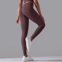 Hamidou-pantalones de Yoga sin costuras para mujer, ropa deportiva de Fitness, Leggings de cintura alta, pantalones de ejercicio para correr, 11 colores - details 49
