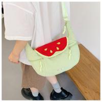 Bolso de hombro de nailon de estilo coreano informal, bolso bonito con forma de fruta, bolso cruzado, bolso de mano ligero, bolso mensajero de tela para estudiante - details 16