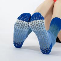 Calcetines de yoga transpirables de algodón de color degradado de cielo estrellado, calcetines deportivos antideslizantes, calcetines de pilates, calcetines de entrenamiento para baile y fitness - details 12