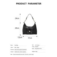 CH Trendy Letter Designer Modelo Vintage Color sólido Bolso impreso Cadena de damas 2024 Nuevo bolso clásico para mujer Mochila de lujo de alta gama - details 1