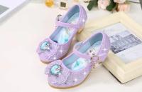 Zapatos de princesa Anna para niñas, sandalias de cuero, tacones altos de baile, Elsa, zapatos de fiesta - details 15