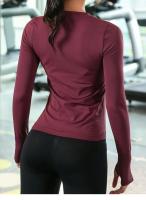 Deportivo Ajustado para Mujer Ropa de Yoga de Manga Larga Ropa de Entrenamiento para Correr - details 1