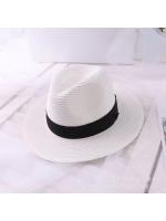 Sombrero de Paja Sombrero de copa con sombra de protección solar al aire libre para hombres Sombrero de Panamá Sombrero plegable británico - details 8