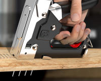 Pistola de código Manual, herramienta de clavado de aire para carpintería, libro de grapas directo especial Martin, U/T /I para el hogar - details 5