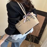 Bolso de hombro portátil de cuero PU con lazo, bolso de hombro Y2K para ir al trabajo, bolso francés para las axilas, bolso de ocio de estilo coreano para mujer - details 21