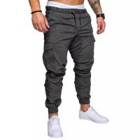 Pantalones cargo informales para hombre, pantalón con múltiples bolsillos, a la moda, para exteriores - details 1