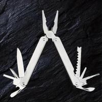 Alicates de combinación multifuncionales, herramientas para exteriores, destornillador, cuchillo plegable de acero inoxidable, caza táctica portátil plegable para exteriores - details 1