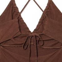Vestido elegante y holgado estilo lencería 2025 con tirantes, decorado con cuentas, falda larga, novedad de verano, ropa de mujer. - details 7