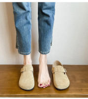 Zapatos todo incluido con plataforma de cuero, nueva versión coreana de versátiles zapatos individuales con aumento de altura interior de un pedal - details 6