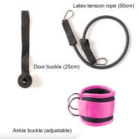 3pcs/Set Gym Ankle Straps Double D-Ring Adjustable Neoprene Padded Cuffs - details 5