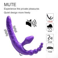 Leten Vibrador Estrapless Juguete para Adultos de Doble Penetración Beads Anal - details 4