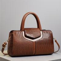 Elegante Bolso Cruzado de Cocodrilo Negro Gran Capacidad, Correa Ajustable, Cierre con Cremallera, Linedo de Poliéster, Detalle de Lentejuelas Bolso Versátil para Mujeres, Estilo Urban - details 7