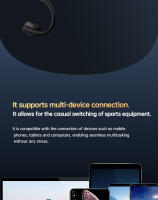 Auriculares inalámbricos de conducción ósea 2 en 1 de oído abierto/interno IPX8 impermeables para natación Bluetooth 5,4 + 32GB MP3 HIFI auriculares deportivos - details 18