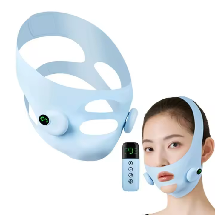 EMS Shaper Masker, dispositivo de eliminación de doble mandíbula para estiramiento facial, adelgazamiento, cinturón de elevación de línea en V, instrumento de belleza para el cuidado de la piel - 1