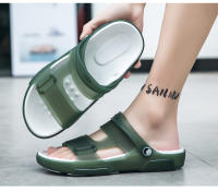 Zapatillas para hombre, novedad de verano 2025, chanclas de playa para hombre con suela suave para exteriores, combinables y versátiles. - details 13