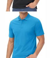 Camisa Polo Unisex De Verano En Color Sólido Casual Al Aire Libre Con Cuello Redondo Y Mangas Cortas Para Negocios Diarios - details 3