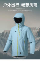 Chaqueta de exterior para mujer con capucha, unisex, resistente al viento e impermeable, abrigo de montañismo profesional - details 2