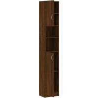 Armario de Baño de Madera Ingeniería Lavadora, Estante, Ducha, Inodoro 32x25,5x190 cm - details 6