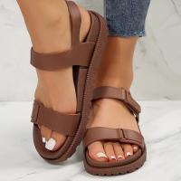 Comfy Stylist Summer Platform Sandals Hook And Loop Fastener Adjustable Sports Sandals Women Footwear - details 9