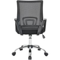 Ergonómica con Ruedas de Nylon con Malla Transpirable en Color Negro |   Modelo Aitana - 96 x 48 x 59 cm - details 4