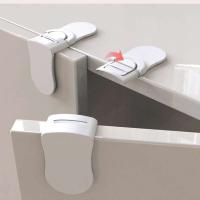 Cerradura de cono de gabinete antipalanca para bebé, hebilla de seguridad de plástico blanco para protección infantil - details 2