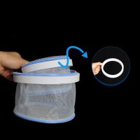 Accesorio para pecera, red de cría de Guppy ventilada, caja de aislamiento portátil Permeable para pecera, red flotante de nailon para peces - details 9
