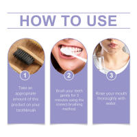 Oral limpia suavemente los dientes amarillos, las manchas, los olores y refresca la pasta de dientes para el cuidado dental. - details 3