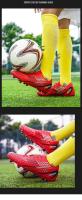 Nuevos zapatos de fútbol para hombres, botas de fútbol antideslizantes TF/FG para niños, zapatillas tobilleras profesionales, zapatos deportivos cómodos Unisex 36-45 - details 11