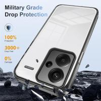 Funda Para Xiaomi Redmi Note 13 Pro +/ 13 Pro Plus , carcasa protectora antisísmica de placa trasera dura acrílica transparente - details 6