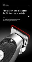 Kemei-cortadora de pelo profesional para hombres, recortadora de pelo inalámbrica, recargable, con pantalla LED, kit de aseo - details 2