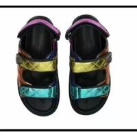 Plataforma para mujer New Beak Sandalias de estilo playero al aire libre coloridas de gran tamaño - details 14